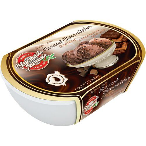 Мороженое «Шоколад – Шоколадович» пломбир шоколадный с кусочками шоколада, 450 г Мороженое «Шоколад – Шоколадович» пломбир шоколадный с кусочками шоколада, 450 г