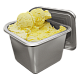 Мороженое пломбир «Ананасовая румба» ананасовое с кусочками ананаса, 1 кг