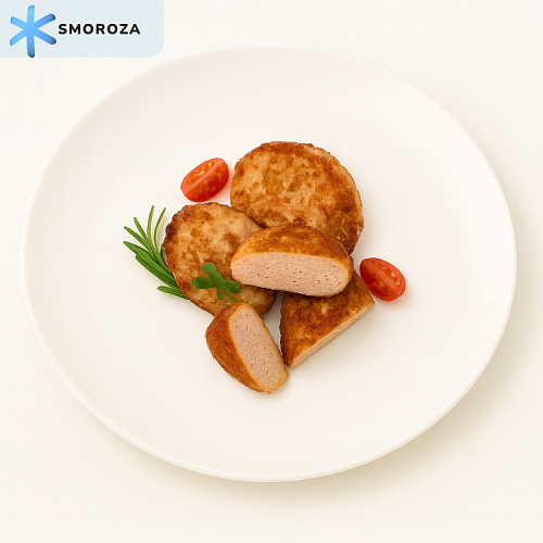 Оладьи из курицы с ветчиной и сыром, 500 г