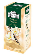 Чай «Ahmad Tea» Ванильные Грёзы, черный, пакетики, 25х1,8г