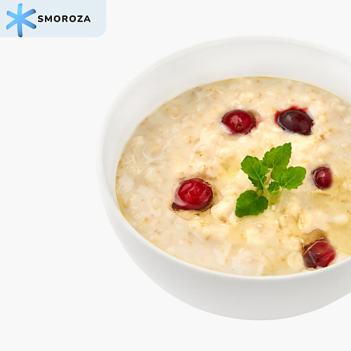 Каша Овсяная на молоке с брусникой, 250 г