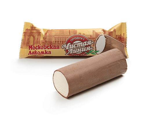 Мороженое «Московская Лакомка» пломбир ванильный в шоколадной глазури, 80 г