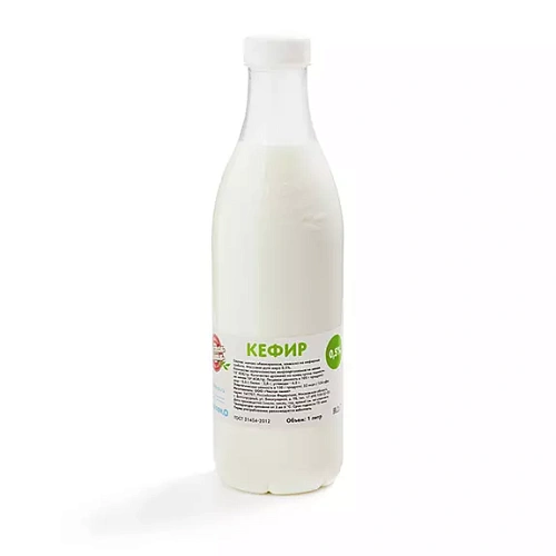 Кефир натуральный из коровьего молока 0,5%, 1 л