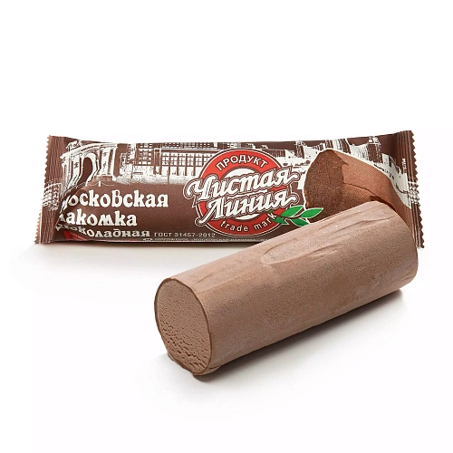 Мороженое «Московская Лакомка» пломбир шоколадный в шоколадной глазури, 80 г