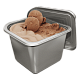Мороженое пломбир Ночное низкокалорийное, молочное, шоколадное, 1 кг