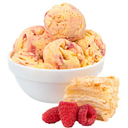 Мороженое пломбир «Торт Наполеон с малиной», 1 кг