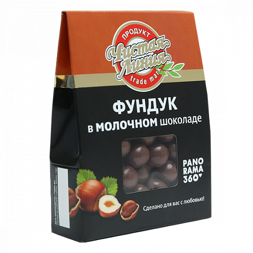 Фундук в молочном шоколаде, 100 гр Фундук в молочном шоколаде, 100 гр
