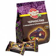 Чернослив с миндалем в горьком шоколаде, 190 г