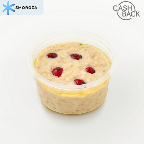 Каша Овсяная на молоке с брусникой, 250 г
